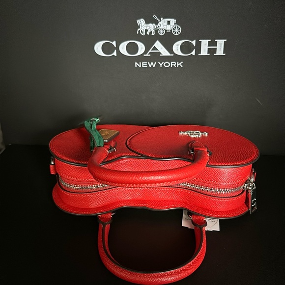 NWT Coach Cherry Crossbody Fruit Summer Handbag Purse Red Leather Crossbody - Picture 10 of 10